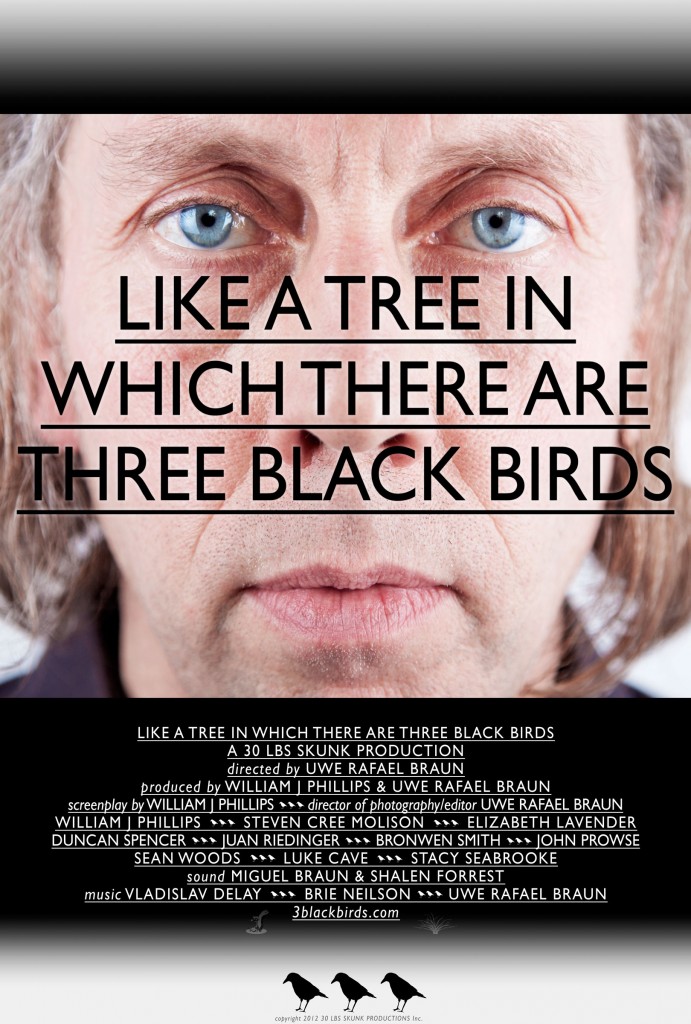 Like A Tree In Which There Are 3 Black Birds One Sheet